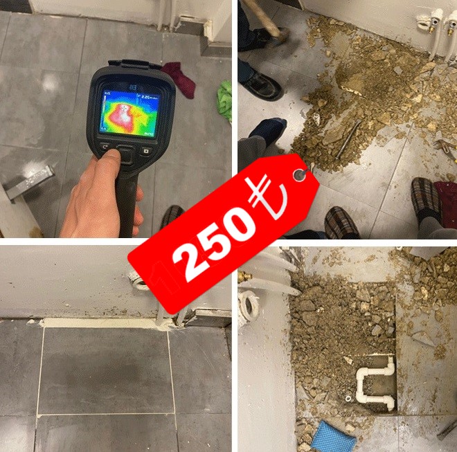 Acibadem Noktasal Su Kaçak Tespit